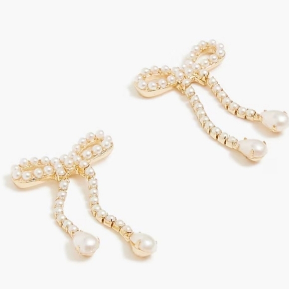 J. Crew Pearl bow earrings - Picture 5 of 5